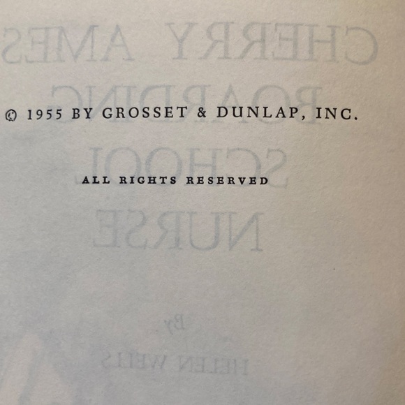 Cherry Ames Boarding School Nurse Book by Helen Wells - Picture 4 of 4